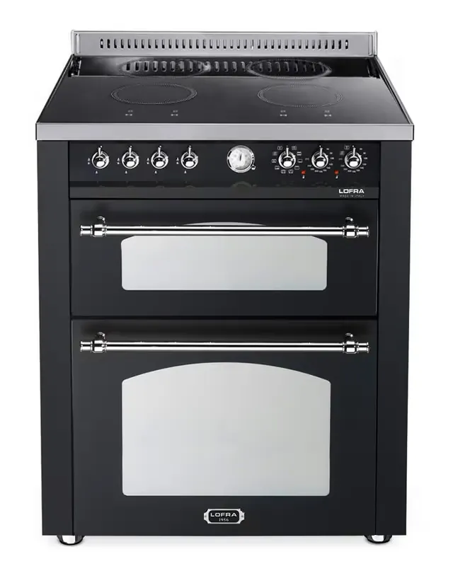 Lofra Komfyr - Dolce Vita 70 cm (2 ovner) (Svart/Krom) Induksjon